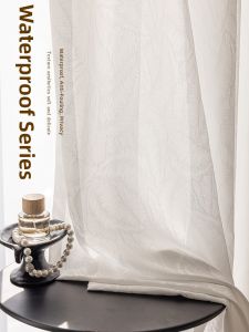 ORIENTAL LAN | Light-Penetrating Privacy Protecting Sunscreen Heat-Insulating Water-Resistant Curtain