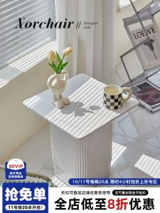 NORCHAIR Modern Nordic Style Sofa Side Table Living Room Small Size Tea Table Simple Design Roman Element Master Design