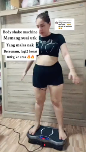 【SG Dliver】Fat Reduction Machine Shake Machine Lazy Slimming Vibration Waist Slimming Skinny Leg Slimming Belly Slimming Artifact Fat Burning Machine With Bluetooth function