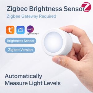 ZigBee Brightness Light Sensor Luminance Sensor Illumination Detector Home Automation With TUYA Smart Life Z2M Device Linkage