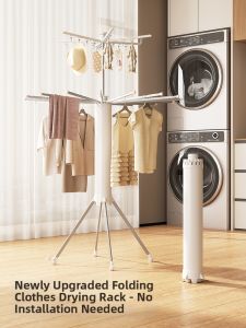 YOULEJU | Space-saving Compact Clothes Drying Rack