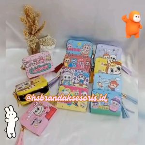 DOMPET LABUBU VIRAL / DOMPET RESLETING LABUBU / DOMPET FASHION LABUBU / DOMPET UANG KOIN / DOMPET ANAK LUCU / LABUBU CUTE WALLET / DL7960
