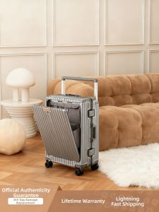 MANLVSHI | Multi-function Front Opening Spacious Handle Suitcase