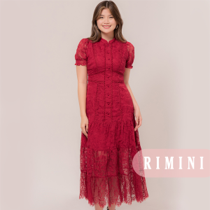 RIMINI - Dress Pesta Anglaise Embroidery Maxi Size XS-XL - Katie Dress 524516