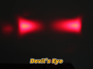 【Free Keychain】Demon Eye 3 Colors Mini Driving Light Universal High Quality 300W LED Work Light Fog Light for Car Motorcycle Auxiliary Light Spotlight