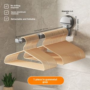 Hotata | Space Saving Foldable And Extendable Wall Mounted Clothes Drying Rack