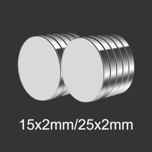 15x2/25x2mm - Strong circular whiteboard magnet widely used for bags gift DIY warehouse storage studios refrigerators