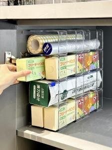 TIJU | Kitchen Drawer Organizer for Pots Lids Wraps and Miscellaneous