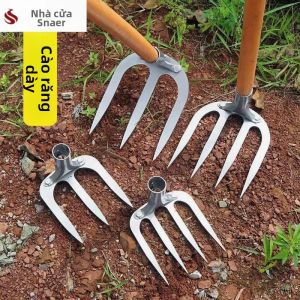 FEIZHUXIANSEN | Heavy Duty Soil Loosening Rake