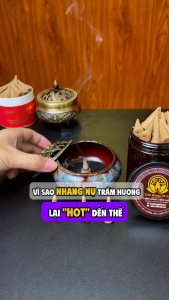 Nhang nụ trầm hương đốt xông nhà tẩy uế đồ thờ cúng phong thủy may mắn thu hút tài lộc cho gia chủ Trầm Hương Hà Xá