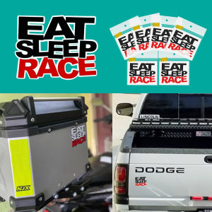 Sticker Motor Kereta EAT SLEEP RACE ST200