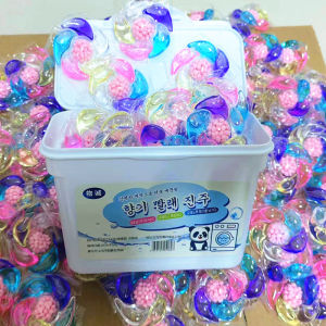 Viên Giặt Xả Quần Áo 6IN1 - Khử Khuẩn Cao Làm Sạch Gấp 8 Lần Kháng KhuẩnCùng Hạt Lưu Hương Đến 72H