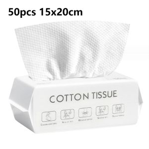 1pc Disposable Face Towels Makeup Tissue Soft Facial Cleanser Towel Skincare Wash Cleansing Cotton Soft Towel Wipe Face Towel