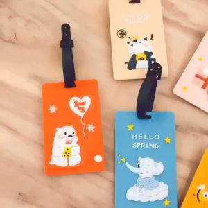 Cute Luggage Tag Label Koper Unik (Koper jadi mudah dikenal) J213