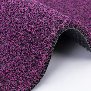 Customizable 1.5m Wide PVC Silk Circle Door Mat Anti-Slip Floor Mat Home Use Carpet Modern Simple Style Machine Washable