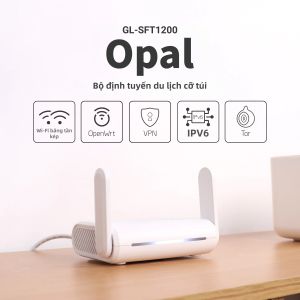Gl.iNet | GL. iNET GL-SFT1200 (opal) an toàn du lịch wifi-ac1200 băng tần kép Gigabit Ethernet không dây Internet Router