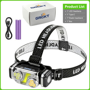XHP70 Fishing Headlamp Rechargeable LED Lamp Sensor Light Ultra Powerful LED Front Lamp Headlights 18650 Vacation Fishing Things