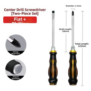 Industrial Grade Long Large Cross Slotted Screwdriver