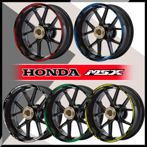 Cho Honda MSX125 MSX 125 Grom 12 phản quang dán bánh xe máy không thấm nước Vành Sọc Băng Decal phụ kiện