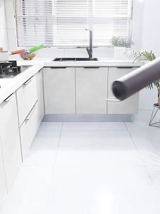 Striped door mat Kitchen bathroom non-slip door mat can be cut oil and stain resistant living room non-slip oil and water resistant