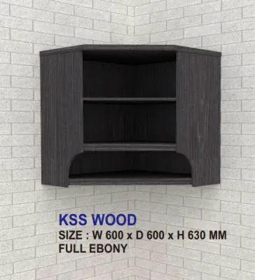 KSS Lemari Rak Atas Dinding Gantung Kitchen Set Sudut - KMTop