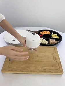 Blender Portable ELEKTRIK Mini Charging USB Food Processor Chopper Cooper Gilingan Bumbu Daging Battery Rechargeable