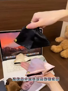 คลิปสามเหลี่ยมผ้าซาตินฝรั่งเศสเกรดสูง เครื่องประดับผมระดับไฮเอนด์และเรียบง่ายสำหรับผู้หญิง