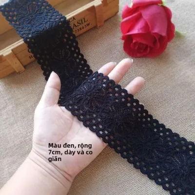 Vải Phụ Kiện Dây Ren Mở Rộng Đa Màu Dày Không Tròi Có Co Dãn