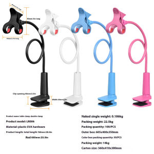 Portable Flexible Lazy Bed Desktop Bracket Desk Mobile Phone Holder Bedside Bed With Multifunction Live Drama Desktop Universal