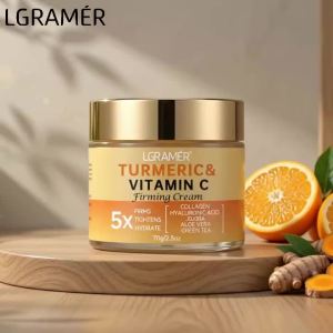 Kem Dưỡng Mặt Nghệ Vitamin C 40g/70g Dưỡng Ẩm Săn Chắc Collagen Làm Sáng Da Giảm Nếp Nhăn Chăm Sóc Da Làm Trắng Da Toàn Mặt Dùng Được Cho Cả Nam Và Nữ