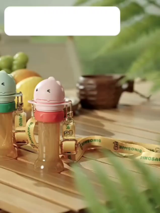 Joyeaze 2in1 Travelling Portable Cover Straw Dino | Tutup Botol Sedotan Anak | Tutup Botol Sedotan Traveling
