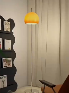 Arc Glass Floor Lamp Ambient Mushroom Table Lamp for Living Room BedroomDimmable Floor Light