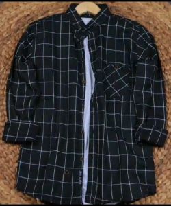 Kualitas Tinggi Kemeja Flanel Pria Lengan Panjang