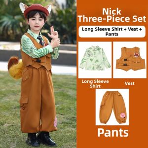 SHABAOSHI | Nick Fox Long Sleeve Dress Set Costume