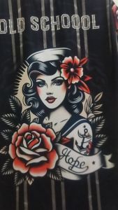 Kaos Jersey Tatto Artikel 001 ADDICTED TO INK Motif Old SCHOOL