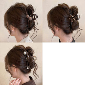 MENGWU | Retro Tortoiseshell Acrylic Hair Clip Large Size