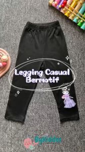 ByKiddos - Celana Kasual Anak Perempuan Gaya Ramping / Celana Legging Anak Perempuan / Celana Panjang Motif Karakter