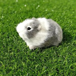Realistic Hamster Figurines Plush Toys Lifelike Guinea Pig Soft Stuffed Animal Figurine for Kids Birthday Gift