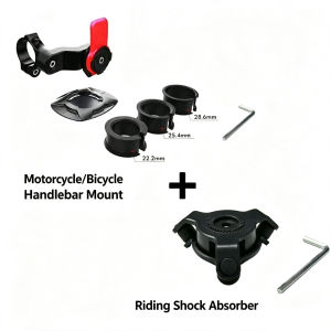 Durable Shockproof Motorcycle Bicycle Phone Holder Complete With Assembly Tools Handlebar Mobile Mount Accessory