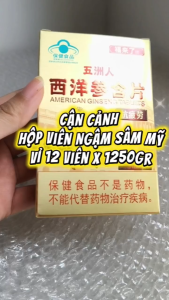 Đạm Sâm Hàm Lượng Cao Tăng Lực  Giảm Mệt Mỏi Chống Suy Nhược Tăng Sinh Lý -  Từ Nhân Sâm Hoa Kỳ Sâm Mỹ Chính Hãng thuc pham chuc nang