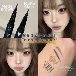 Golden Glitter Liquid Eyeliner Metal Punk Festival Makeup