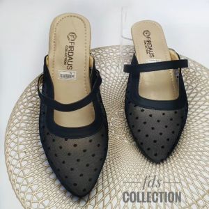 Sepatu wanita sepatu bapau wanita bahan broukat