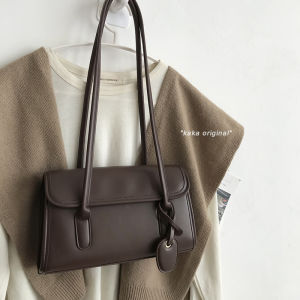 Carle 2024 New Retro Large Capacity Tote Bag Womens Shoulder Bag Casual Style Soft Surface Magnetic Buckle Closure