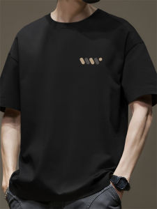 JIANMUJI | Heavyweight Cotton Mens Short Sleeve T-shirt 260g