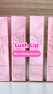 HAFIRA Lush Lip Nourishing Serum Pencerah Bibir Hitam Serum Bibir Brightening Lip Treatment Lip Care Nutrisi Bibir Aman Busui Bumil Approved Auto Immun Friendly Original HALAL BPOM