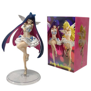 Bandai | 20CM Panty & Stocking with Garterbelt Anime Figure Panty Stocking PVC Anime Action Figures Model Anime Cartoon Model Toy Gifts
