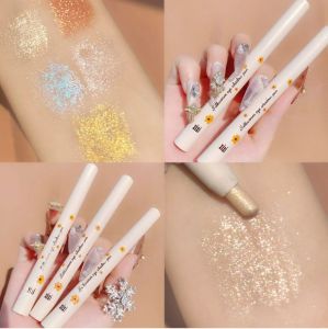 Eye Shadow Lying Silkworm Highlighter Pen Korean Eyes Makeup Matte White Pearl High-gloss Brightening Glitter Eyeshadow Stick