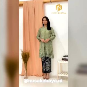 Nusa Kebaya Setelan Kebaya Tunik Busui Kebaya Kondangan Kebaya Tunik Tille Kebaya Modern Kebaya