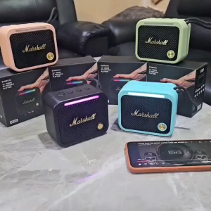 Speaker Bluetooth MARSHALL M300 Wireless Super Bass LED RGB dengan Signature Sound & True Stereophonic IPX6 Waterproof