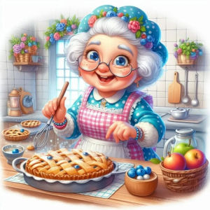 Huacan Cartoon 5D Diamond Painting Amazing Grandma Cooking DIY New Arrival Full Square Round Mosaic Rhinestones Set Wall Decor